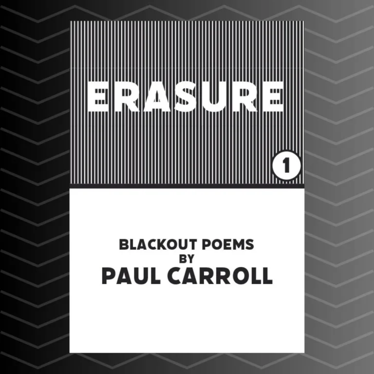 Erasure – My Black-out Poetry Chapbook